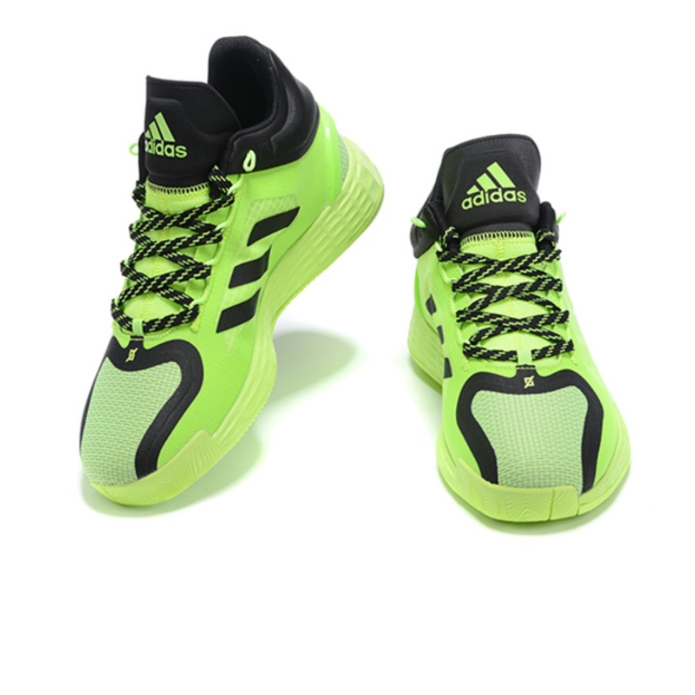 adidas D Rose 11 Signal Green Derrick Rose XI Basketball Shoes FU7405 Men Sz 8